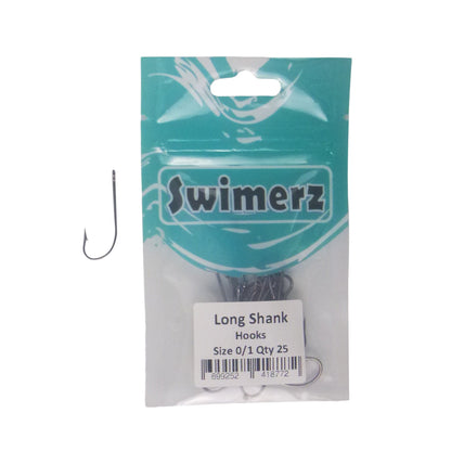 Swimerz 0/1 Long Shank Worm Hook 25 Pack - Image 2