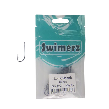 Swimerz 0/2 Long Shank Worm Hook 25 Pack - Image 2
