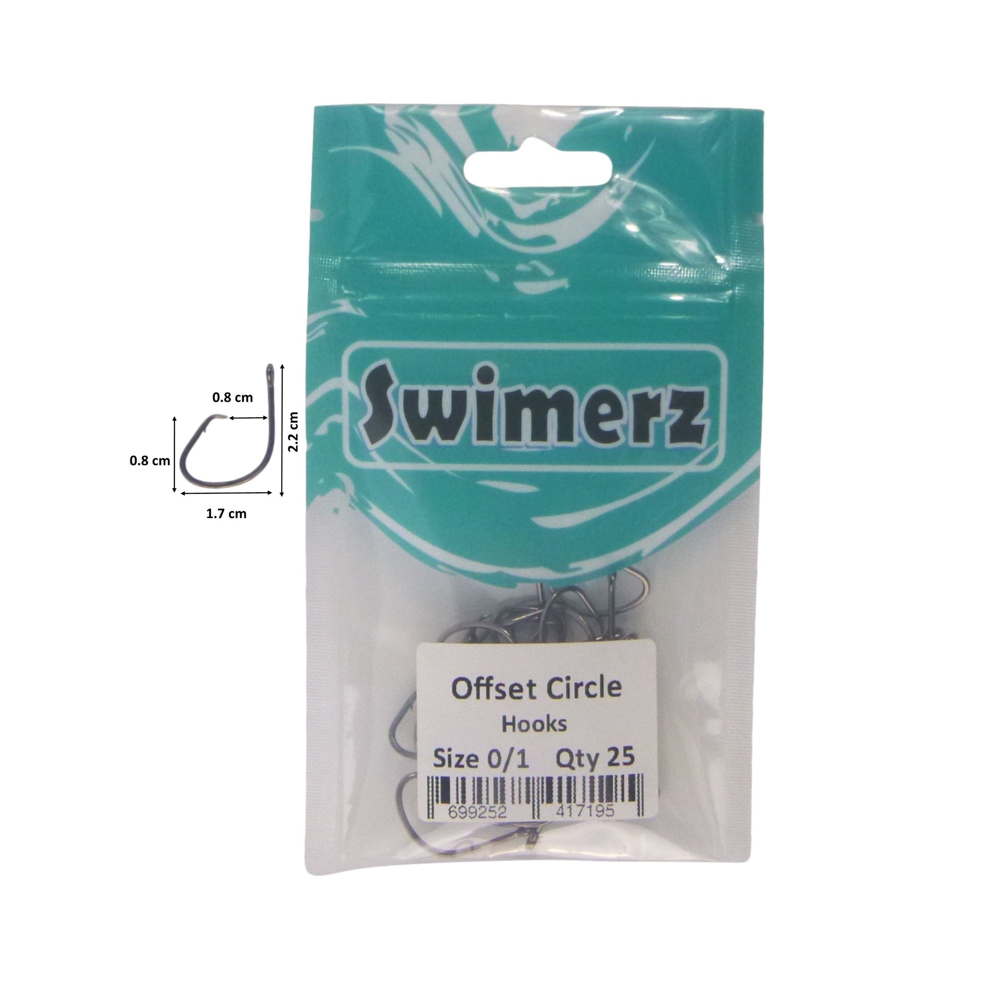 Swimerz 0/1 Offset Circle Hook 25 Pack - Image 3