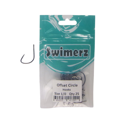 Swimerz 1/0 Offset Circle Hook 25 Pack - Image 2