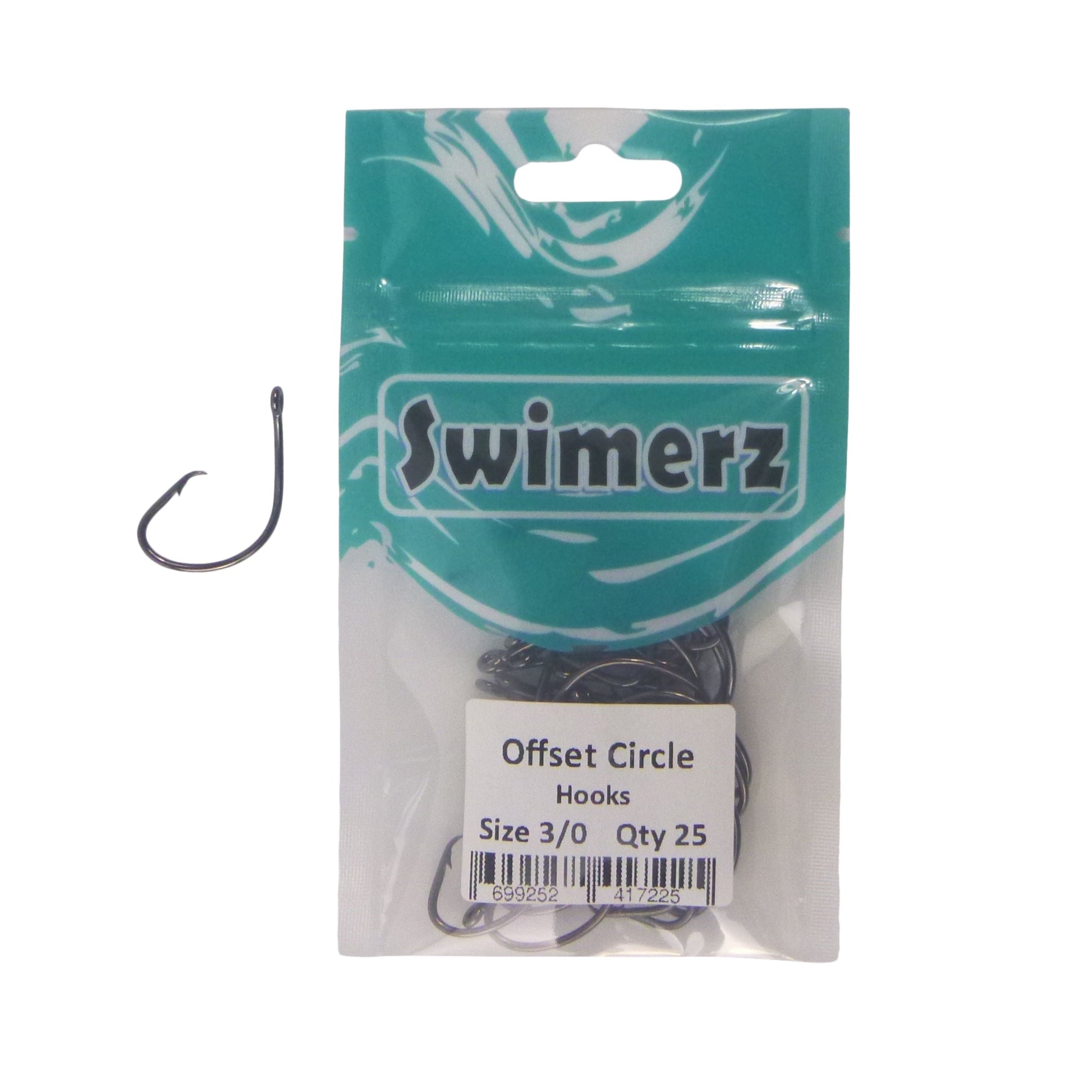 Swimerz 3/0 Offset Circle Hook 25 pack - Image 2