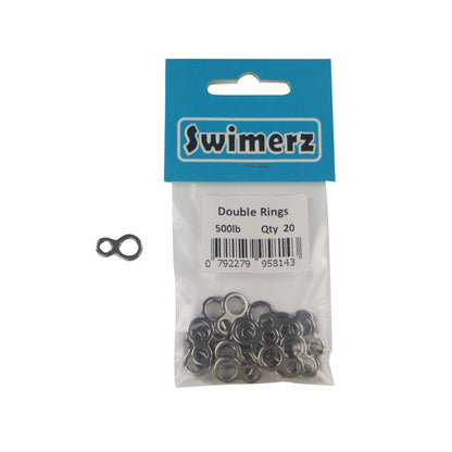 Swimerz 225kg Solid Double Rings, 17mm, 20 pack - Image 3