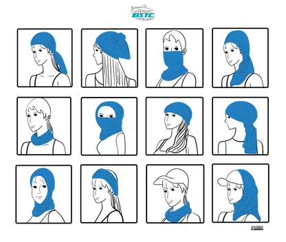 BSTC Head Socks, Light Blue - Image 2
