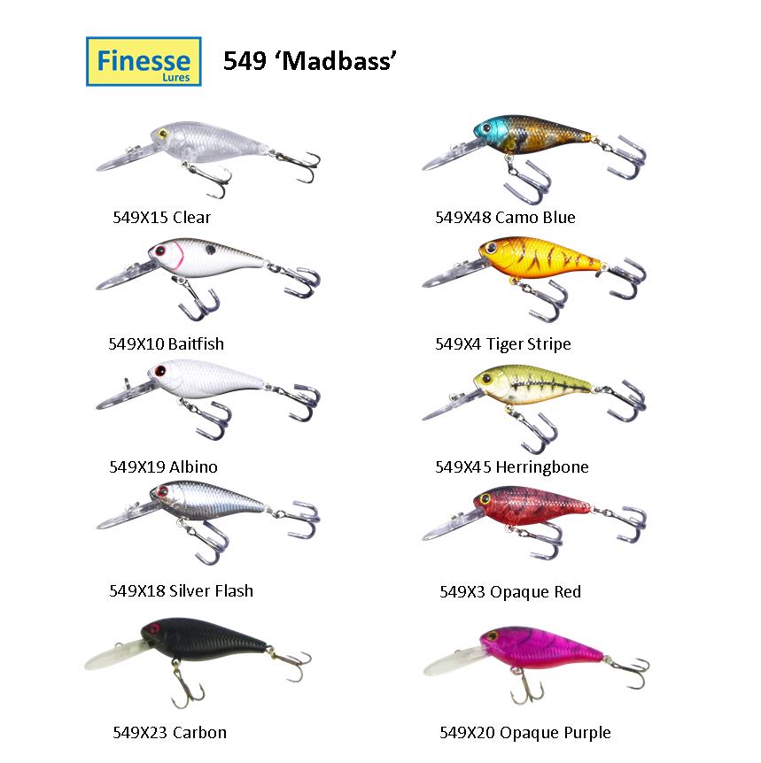 Finesse 'Madbass' Baitfish, 85mm Deep Diving Crankbait - Image 2