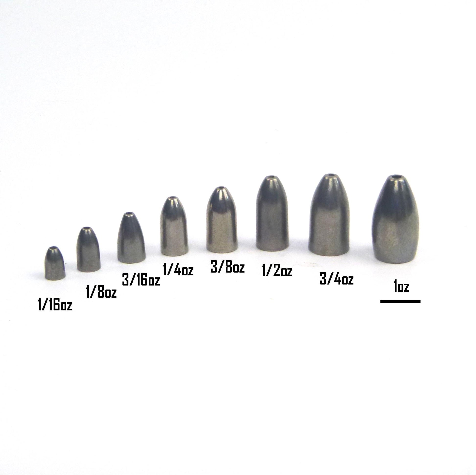 Swimerz 3/8 oz Tungsten Bullet Sinker. Qty 5. - Image 2