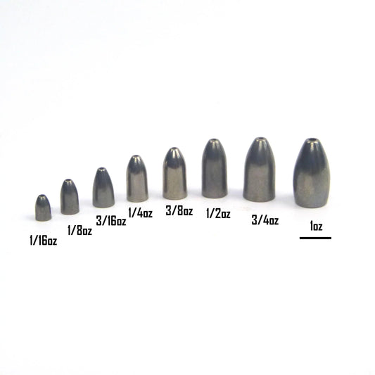 Swimerz 1 oz Tungsten Bullet Sinker. Qty 4. - Image 2