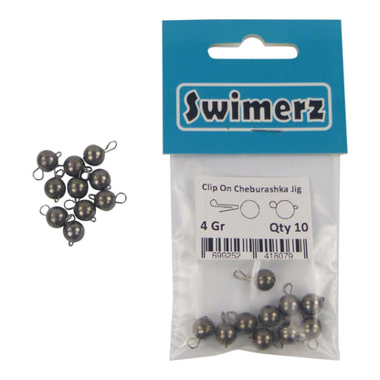 Swimerz 4 Gram Cheburashka Clip-On Jig Head 10 Pack - Image 3