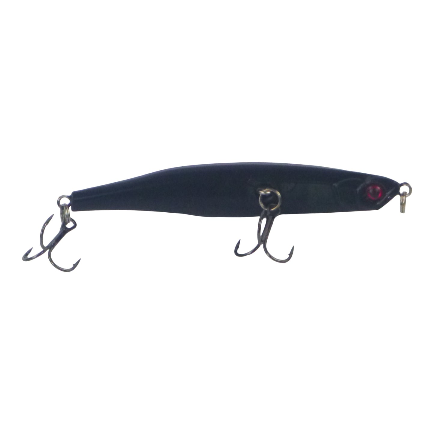 Toppu Mizzu Sidewinder Bent Minnow, 95mm, Carbon - Image 2