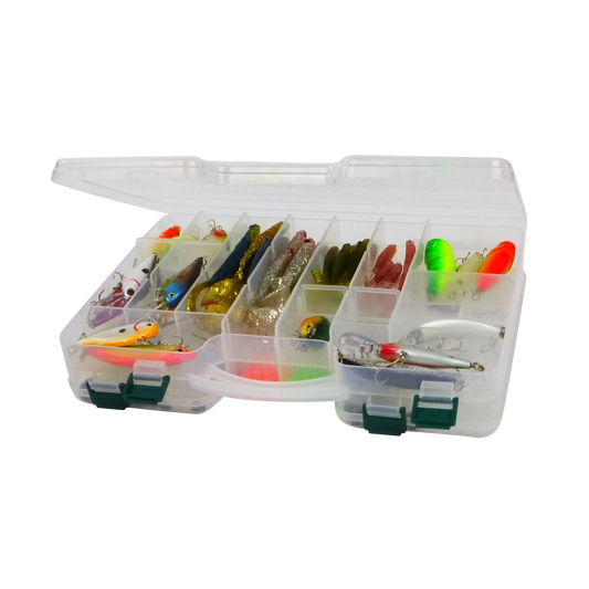 Rig Ezy 44 Compartment Double-sided Tackle Box. 295mmL x 210mmW x 6ommD - Image 2