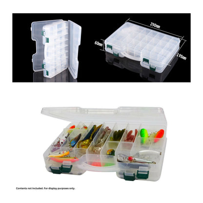 Rig Ezy 44 Compartment Double-sided Tackle Box. 295mmL x 210mmW x 6ommD - Image 3