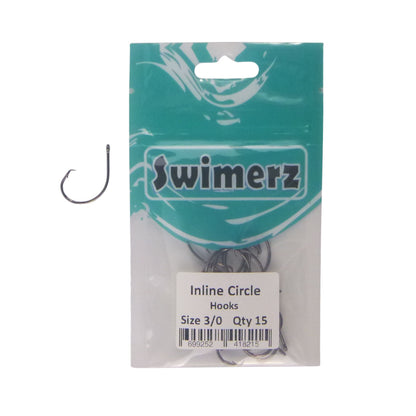Swimerz 3/0 Inline Circle Hook 15 pack - Image 2