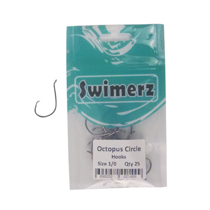 Swimerz 1/0 Octopus Circle Hooks, 25 pack - Image 2