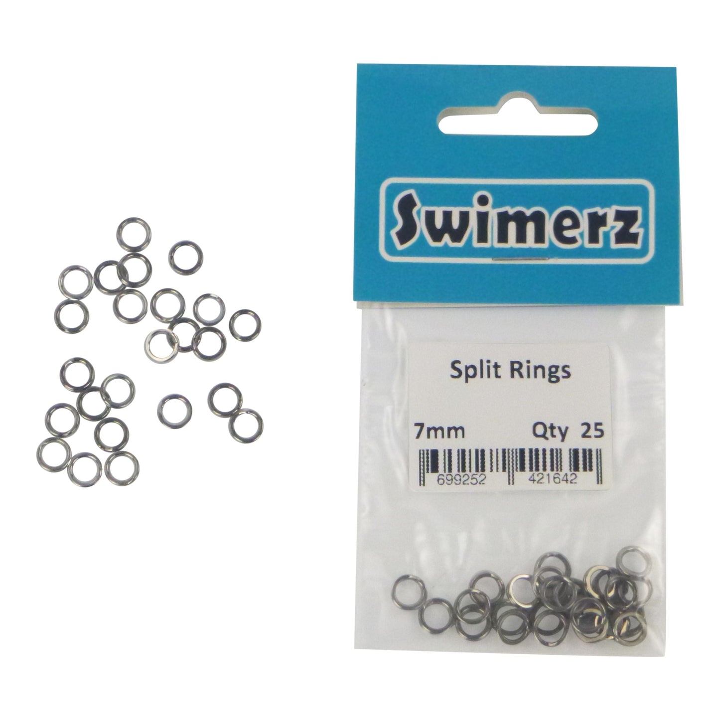Swimerz 7mm Split Ring Stainless Steel, 25 Pack - Image 2
