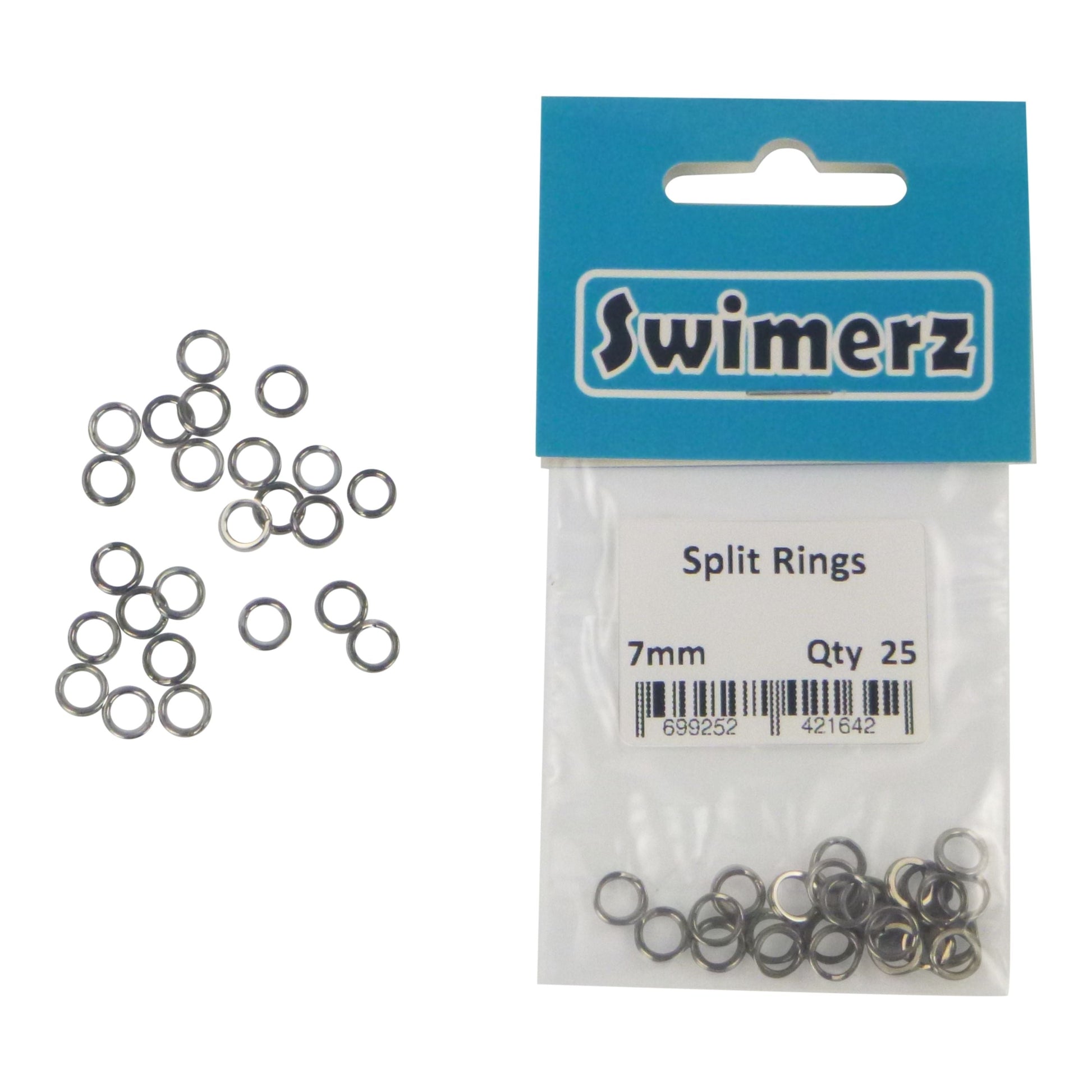 Swimerz 7mm Split Ring Stainless Steel, 25 Pack - Image 2