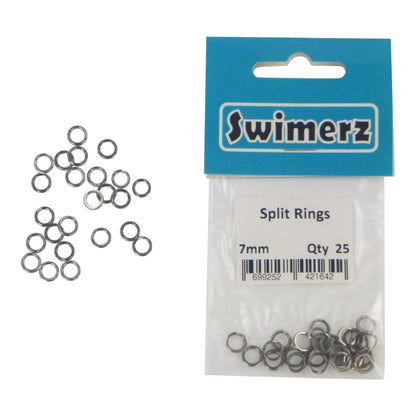Swimerz 7mm Split Ring Stainless Steel, 25 Pack - Image 2