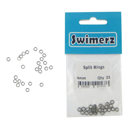 Swimerz 4mm Split Ring Stainless Steel, 25 pack - Image 2
