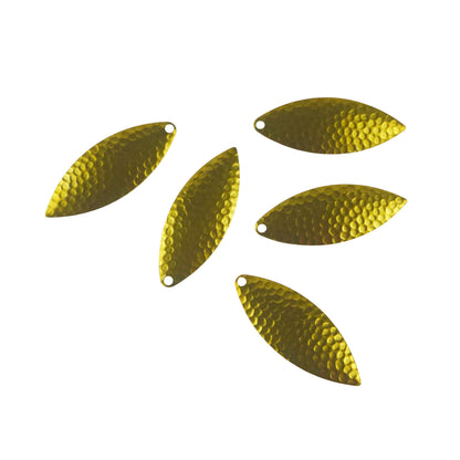 Artizan Hammered 57mm Willow Blade Brass, 5 Pack - Image 2
