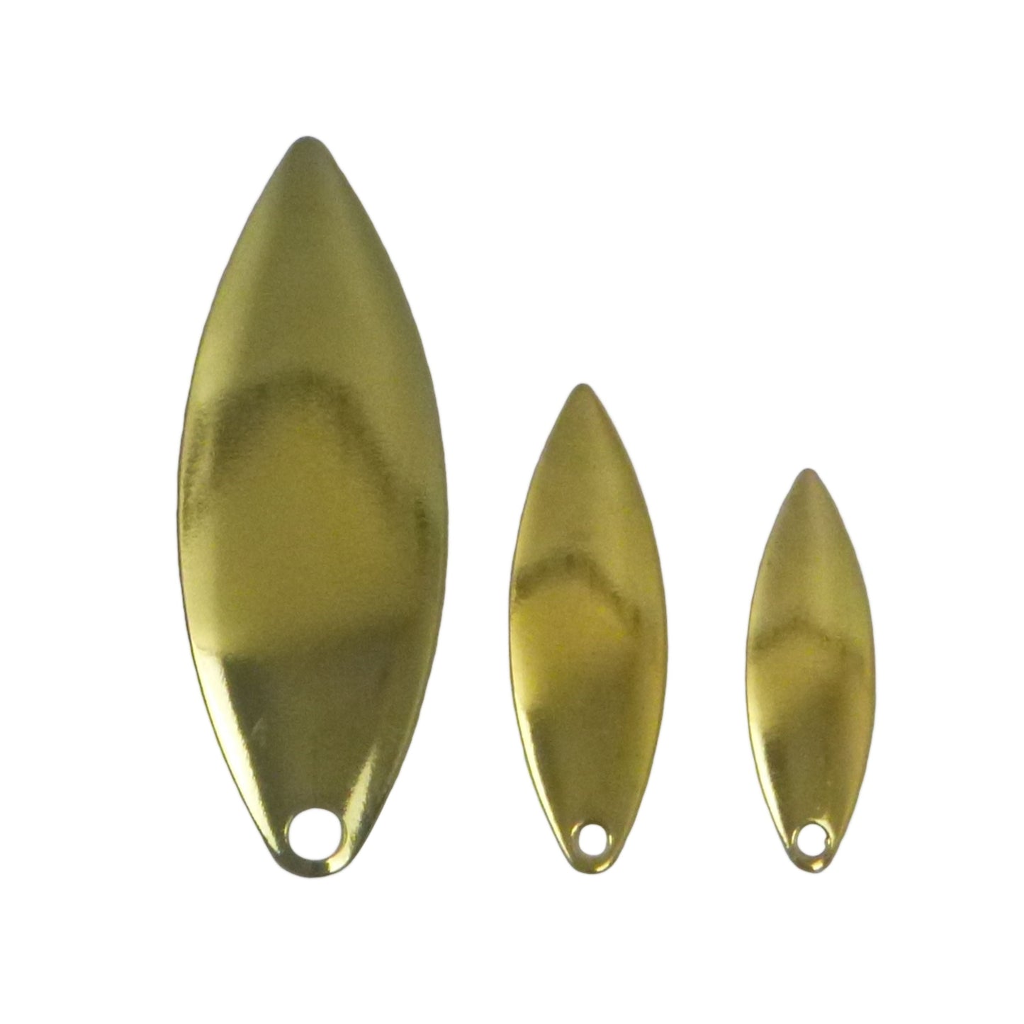 Artizan Smooth Willow Blade, Brass, 31mmL x 10mmW, Qty 5 - Image 3