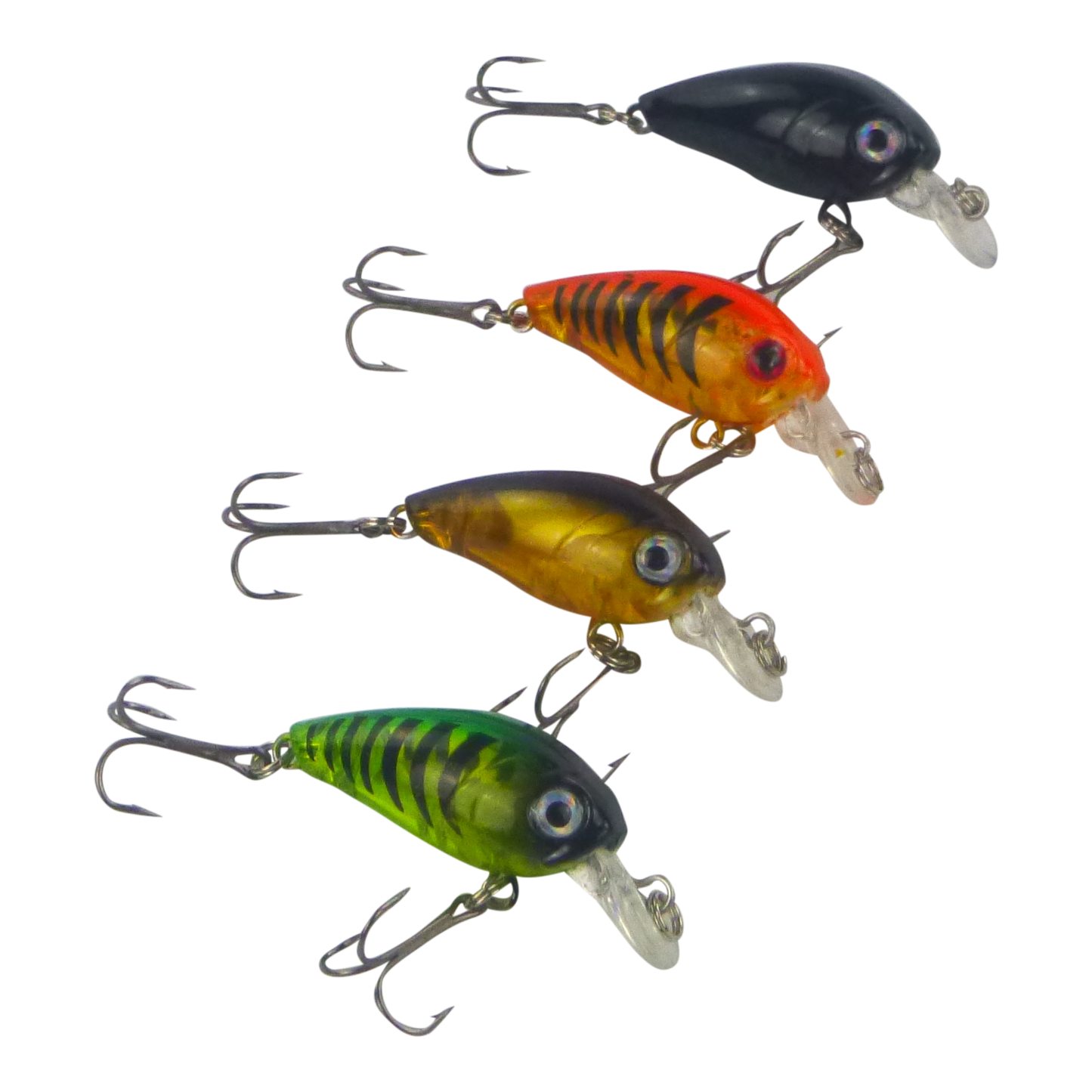 Finesse Chisana Crankbait, Green Bandit, 45mm - Image 2