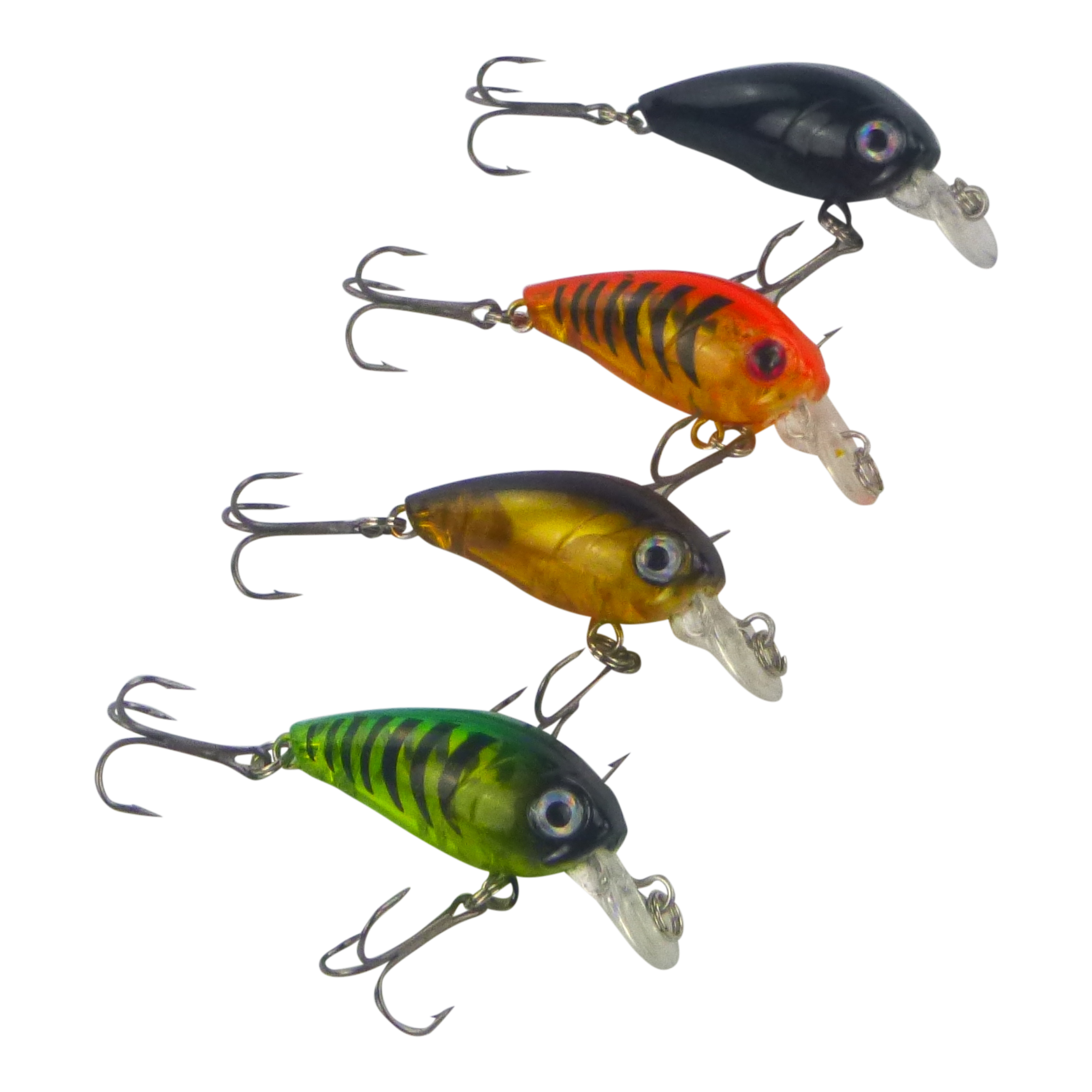 Finesse Chisana Crankbait, Green Bandit, 45mm - Image 2