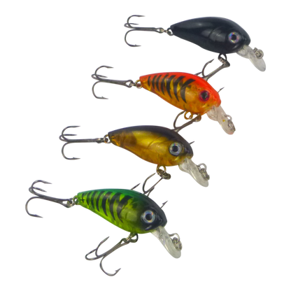 Finesse Chisana Crankbait, Green Bandit, 45mm - Image 2