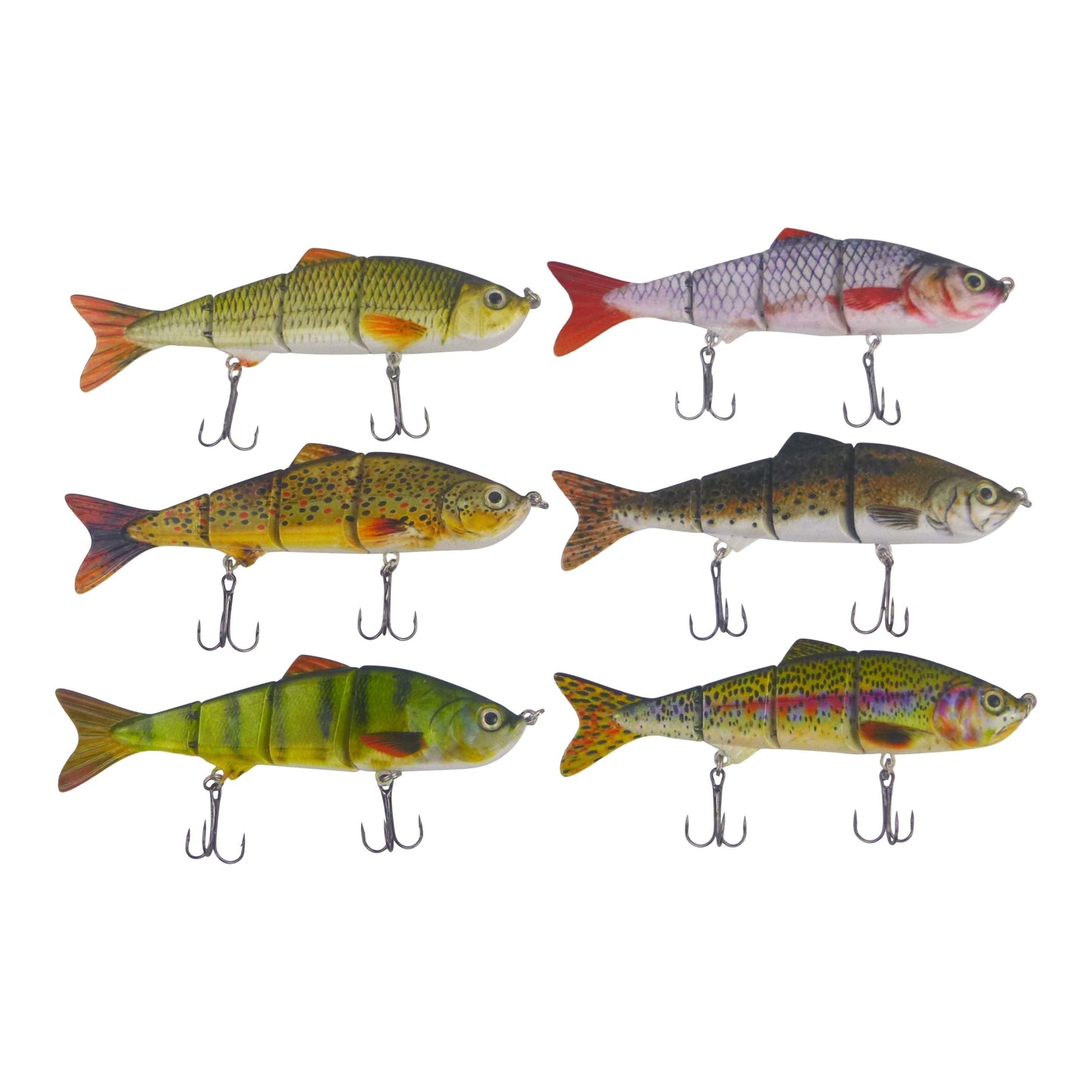 Finesse Naturals 4 Segment Swimbait, 110mm, Redfin - Image 2