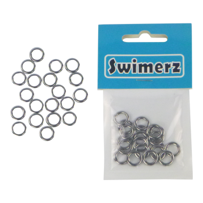Swimerz Solid Jigging Rings, 11mm, 20 pack - Image 3