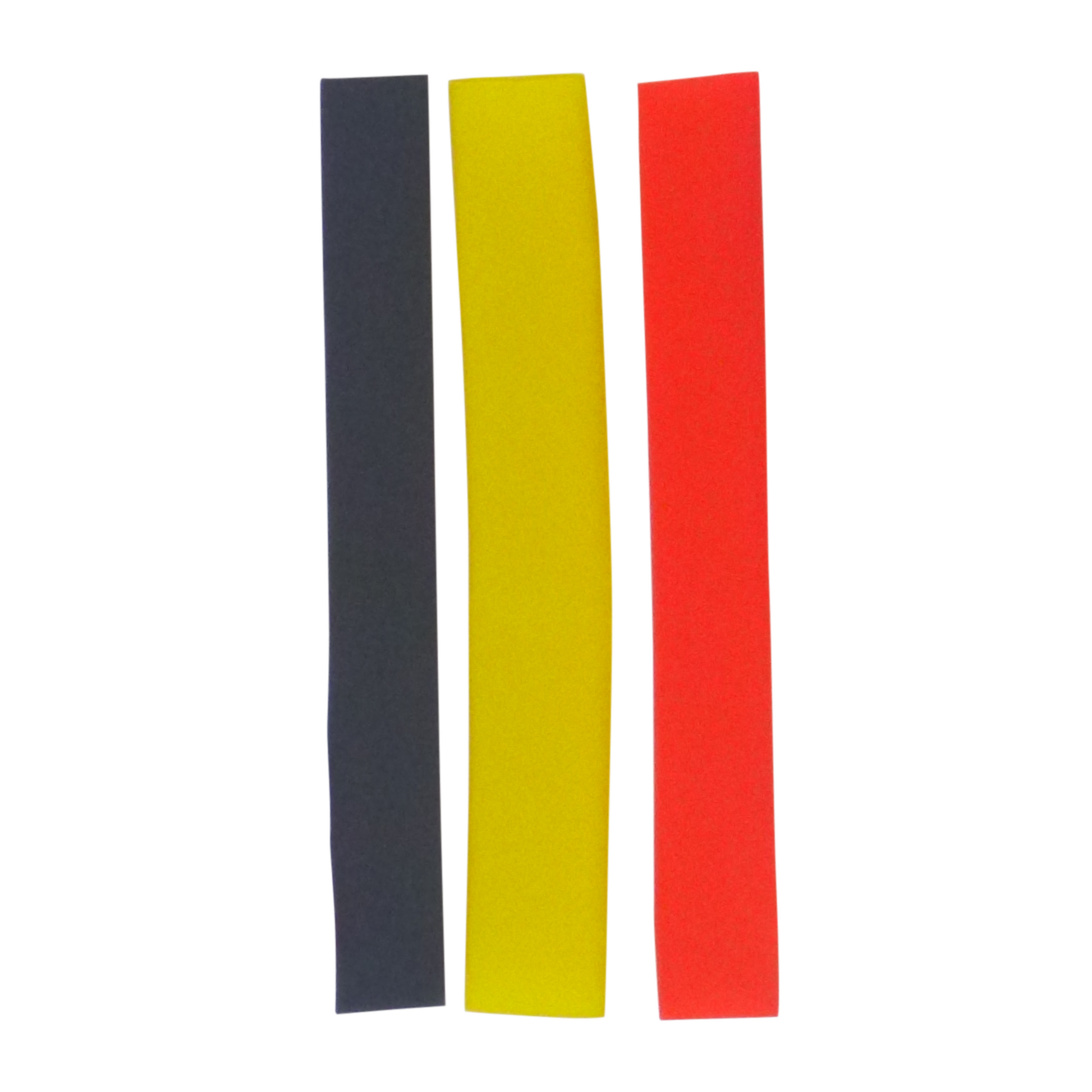 Swimerz Assist Hook Sleeves, 8/10mm Shrink Tube, Black, Yellow & Red, 100mm. Qty 30. - Image 2
