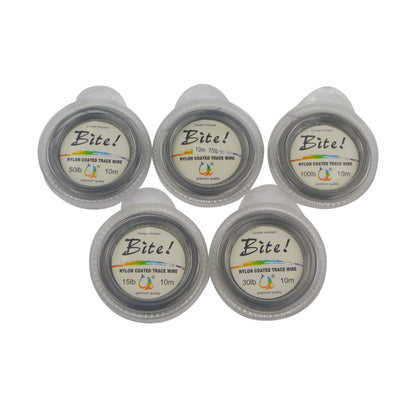 Swimerz Bite 7 Strand Coated Leader Wire, 50lb breaking strain, 10 mtrs - Image 2