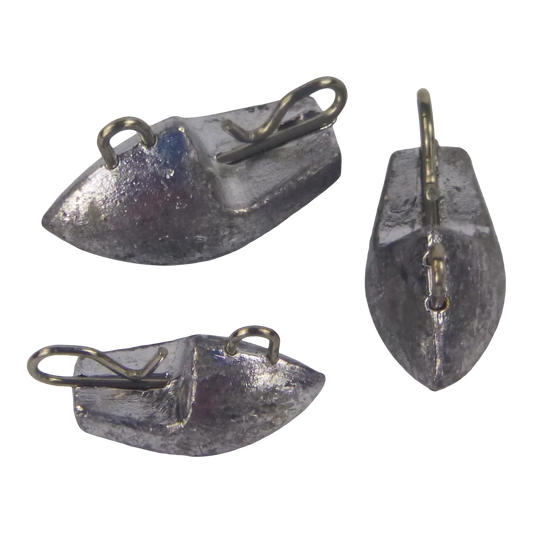 Swimerz 10gm Arrowhead Jig Head, 3/8oz, Lead, Qty 12 - Image 2