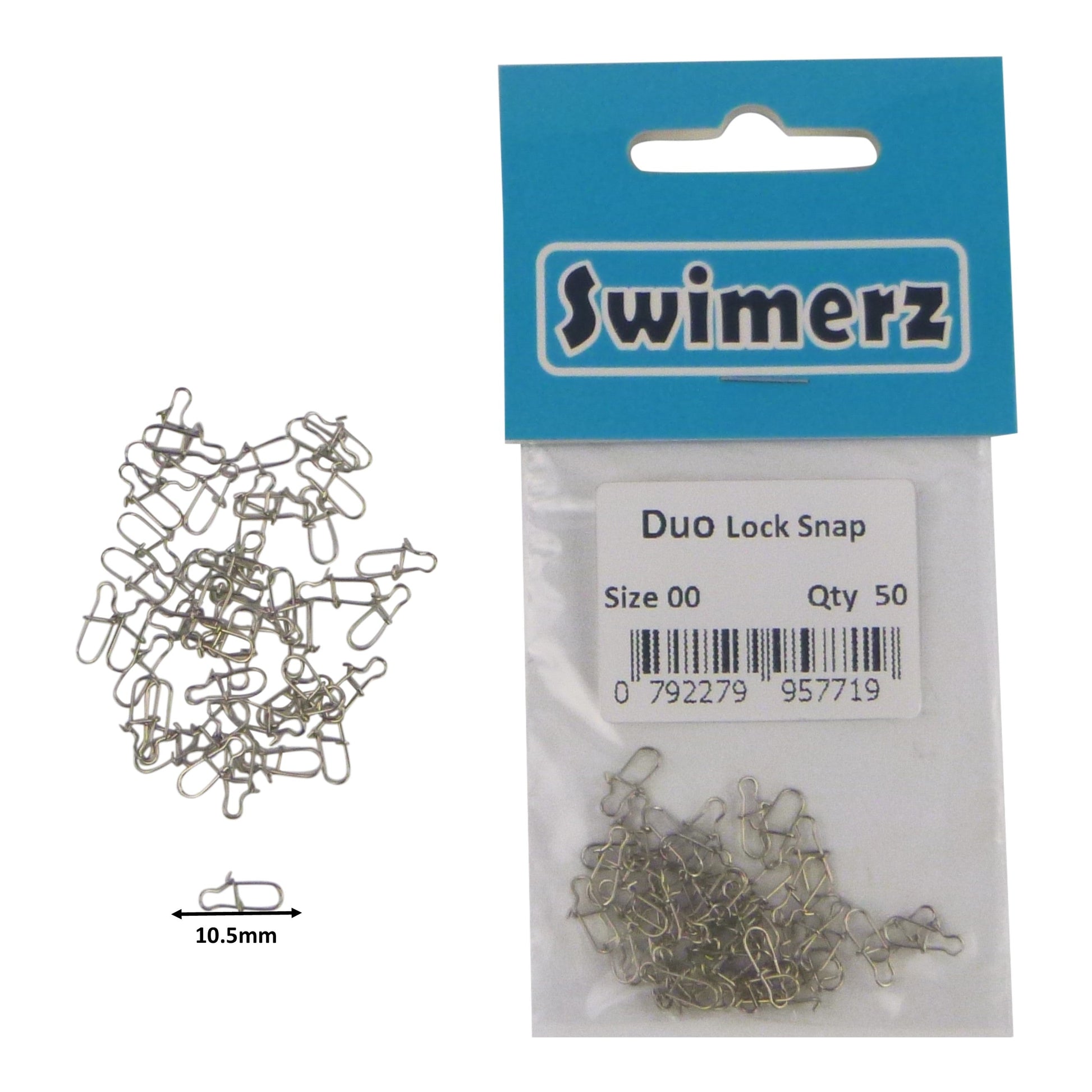 Swimerz Duo Lock Snaps Size 00. Pack 50 pack - Image 2