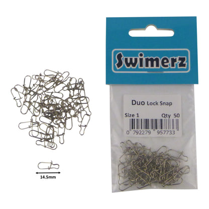 Swimerz Duo Lock Snaps Size 1. Pack 50 pack - Image 2