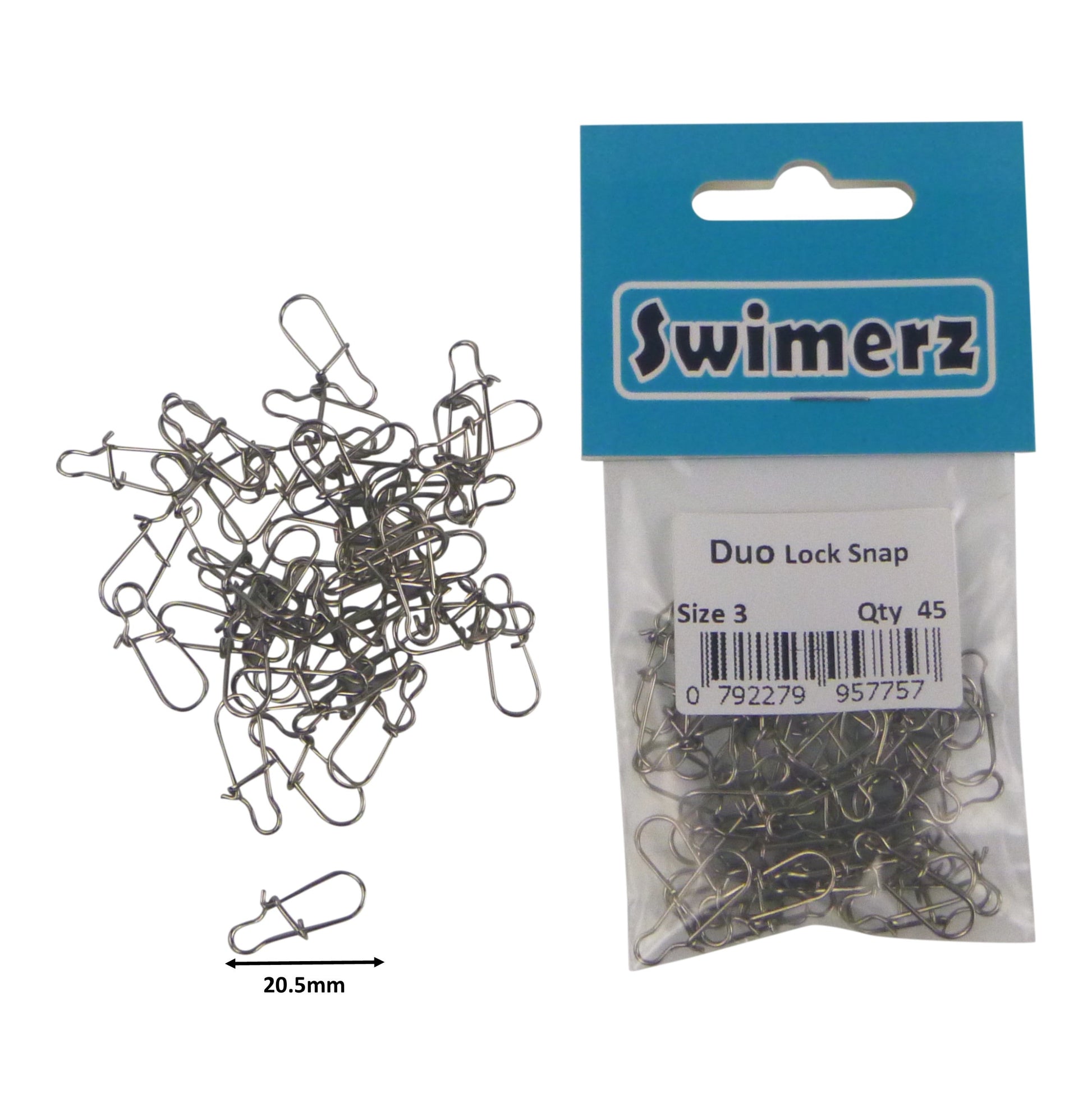 Swimerz Duo Lock Snaps Size 3. Pack 45 pack - Image 2