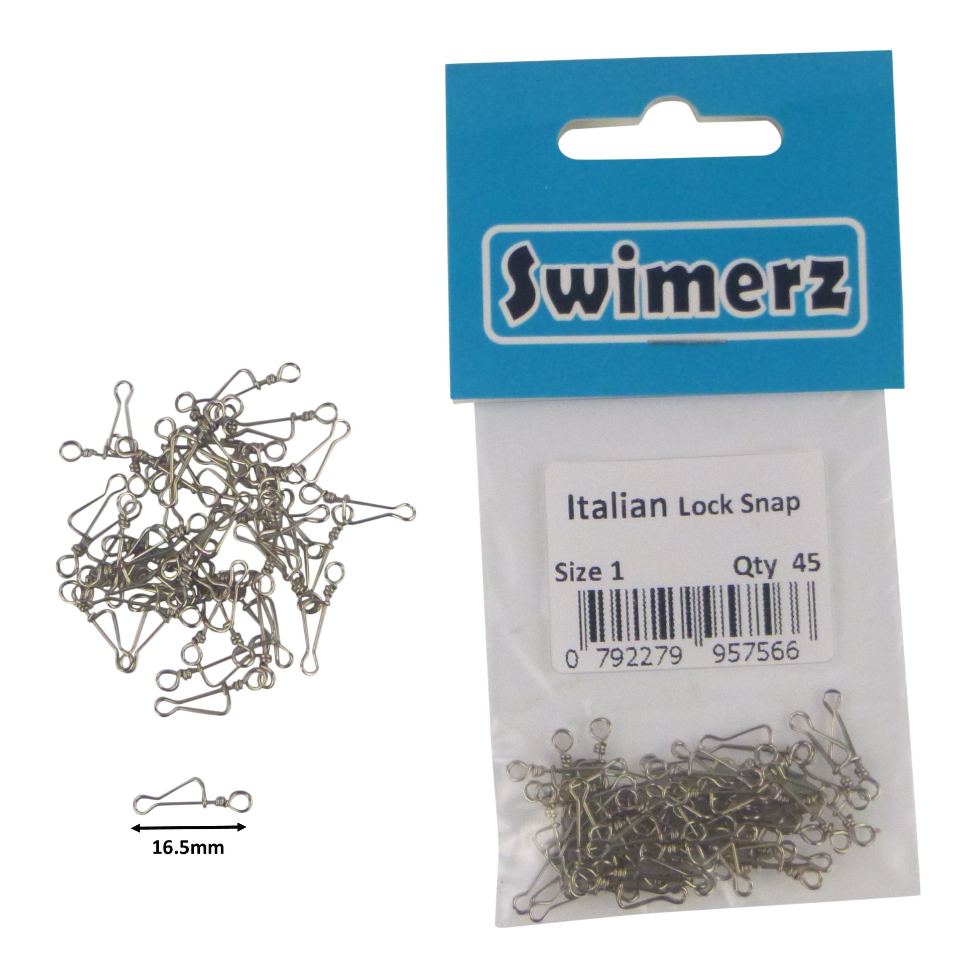 Swimerz Italian Snap, Closed Eye, size 1, 45 pack - Image 2