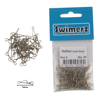 Swimerz Italian Snap, Closed Eye, size 3, 40 pack - Image 2