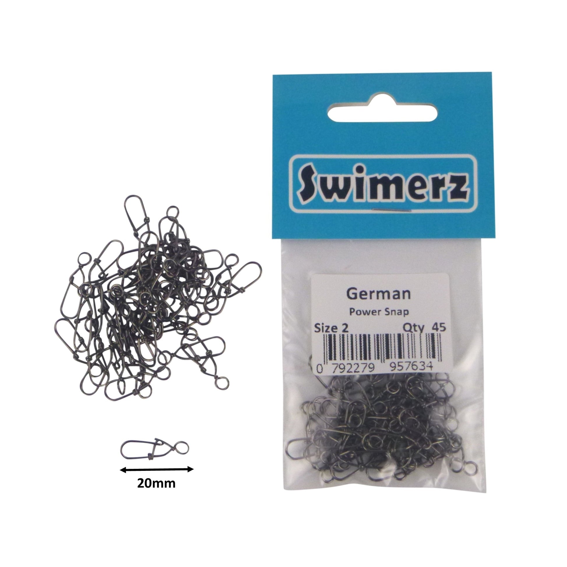 Swimerz German Power Snap, Closed Eye, size 2, 45 pack - Image 2