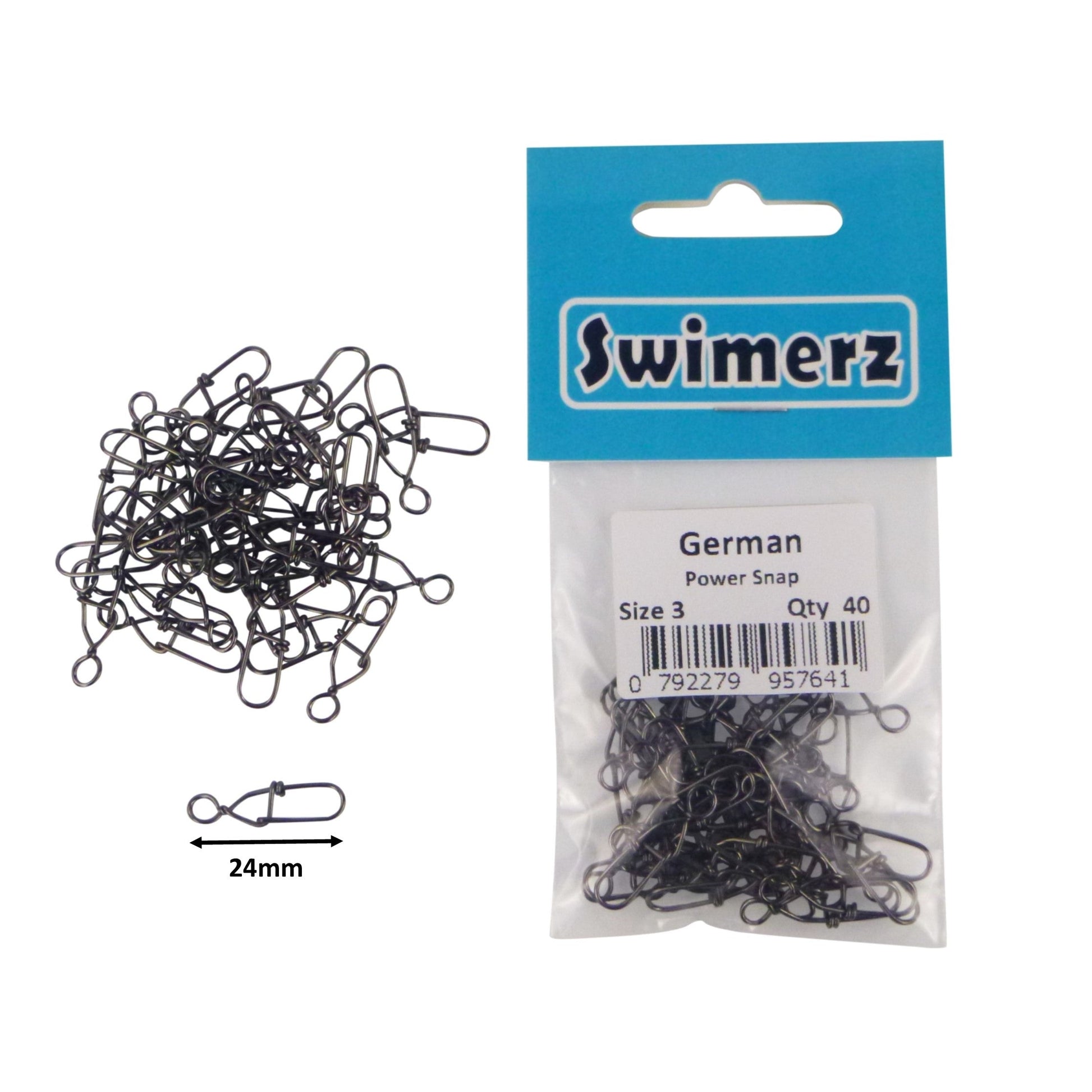 Swimerz German Power Snap, Closed Eye, size 3, 40 pack - Image 2