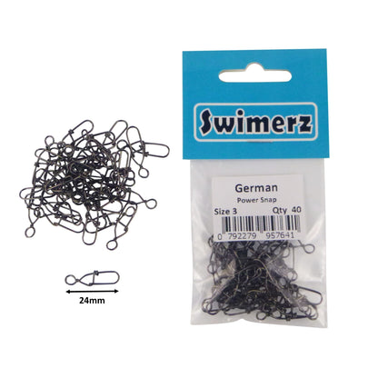 Swimerz German Power Snap, Closed Eye, size 3, 40 pack - Image 2