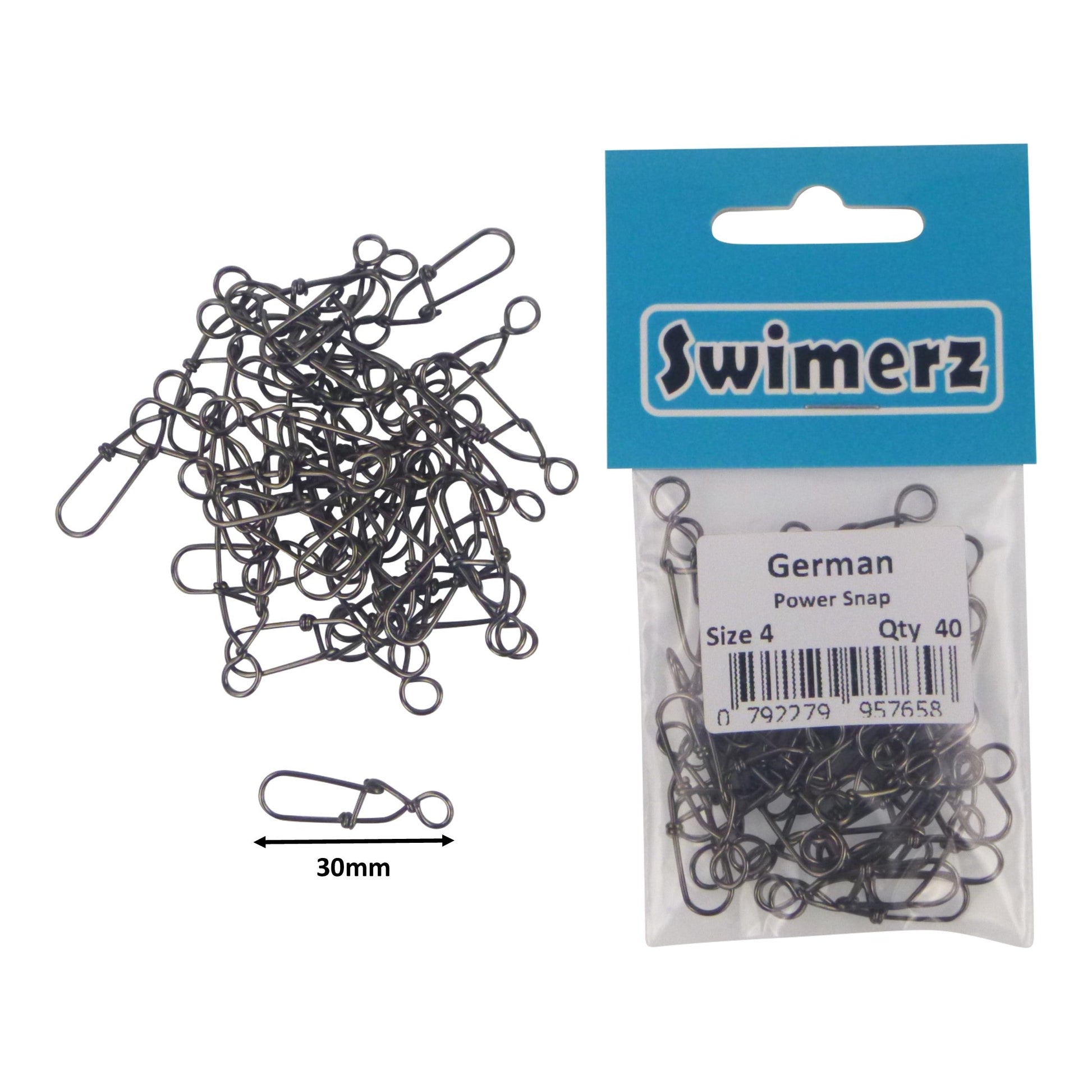 Swimerz German Power Snap, Closed Eye, size 4, 40 pack - Image 2