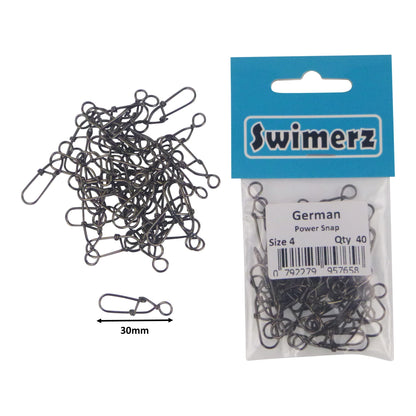 Swimerz German Power Snap, Closed Eye, size 4, 40 pack - Image 2