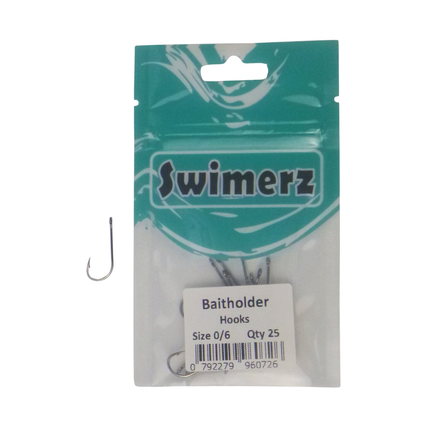 Swimerz 0/6 Baitholder Hook, Qty 25 - Image 2