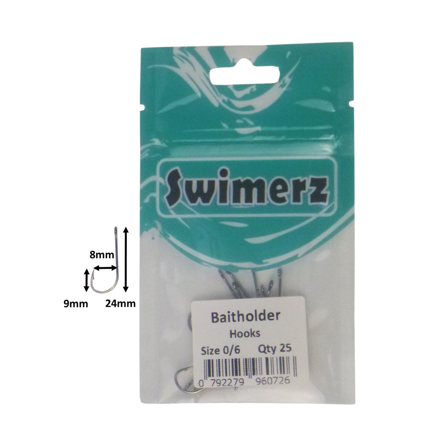 Swimerz 0/6 Baitholder Hook, Qty 25 - Image 3