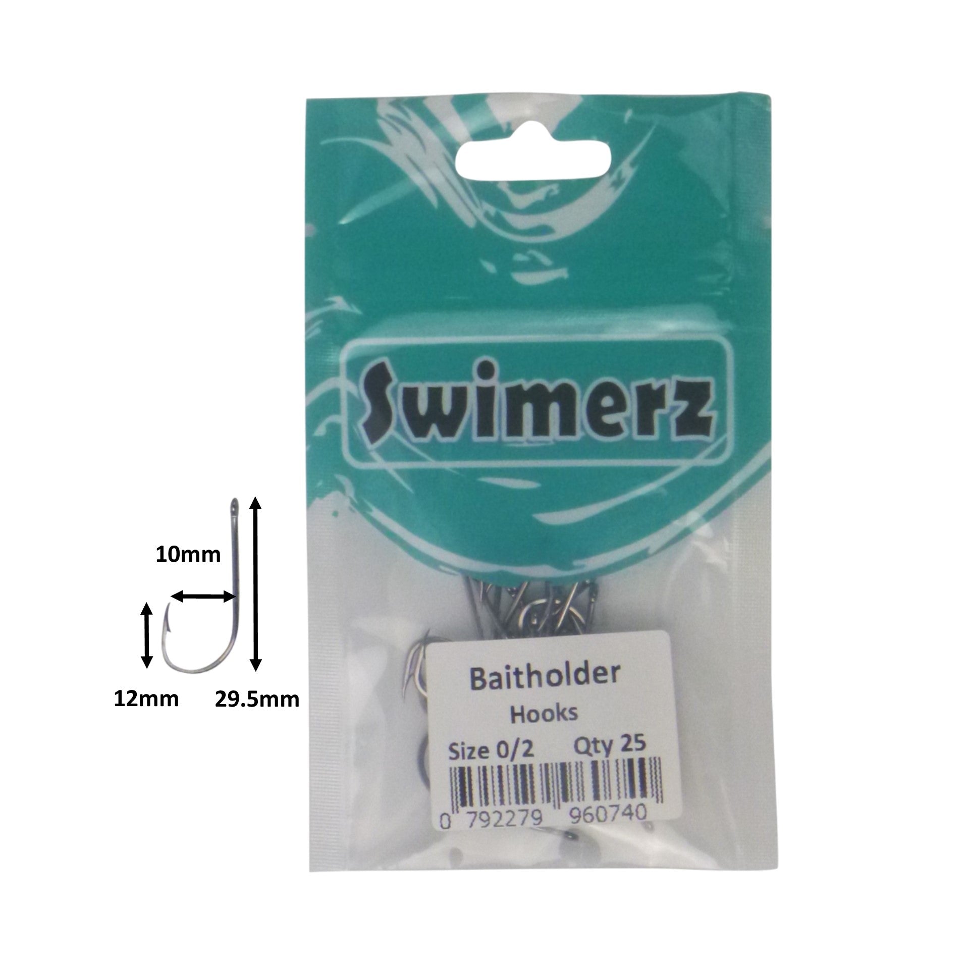 Swimerz 0/2 Baitholder Hook, Qty 25 - Image 3