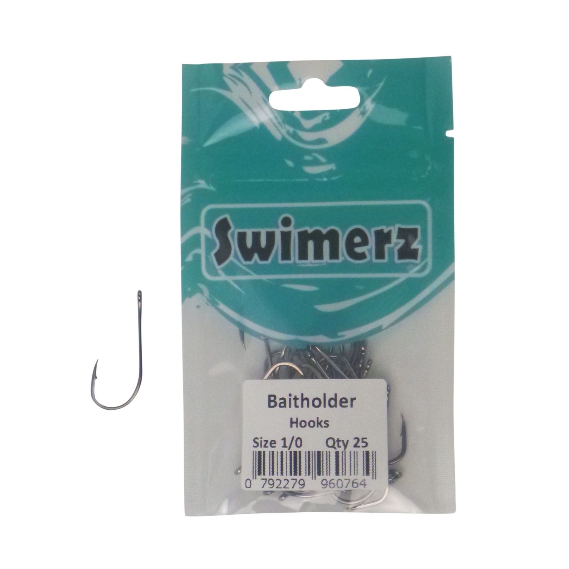 Swimerz 1/0 Baitholder Hook, Qty 25 - Image 2