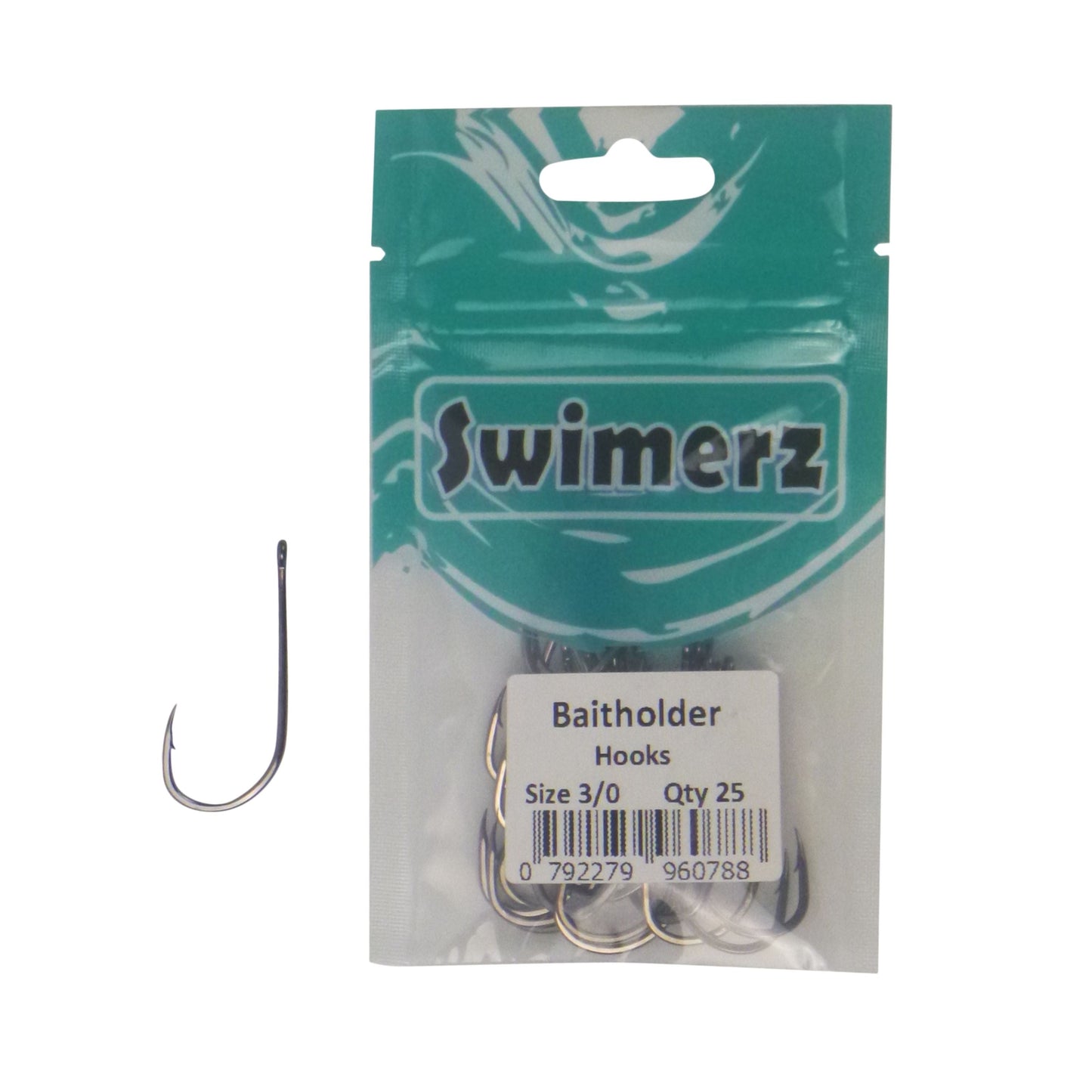 Swimerz 3/0 Baitholder Hook, Qty 25 - Image 2