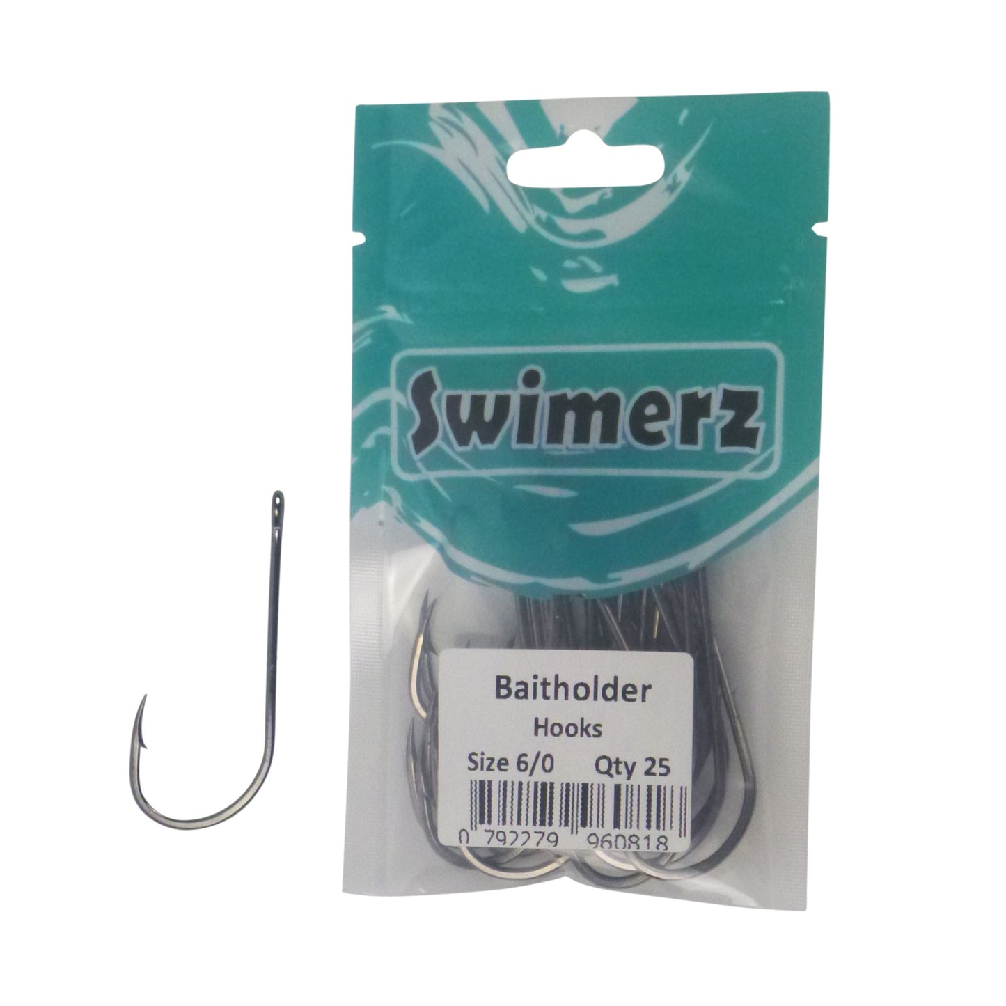Swimerz 6/0 Baitholder Hook, Qty 25 - Image 2