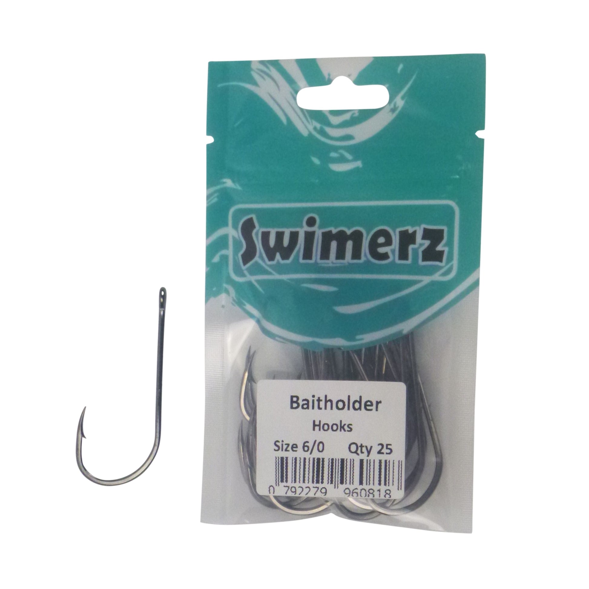 Swimerz 6/0 Baitholder Hook, Qty 25 - Image 2