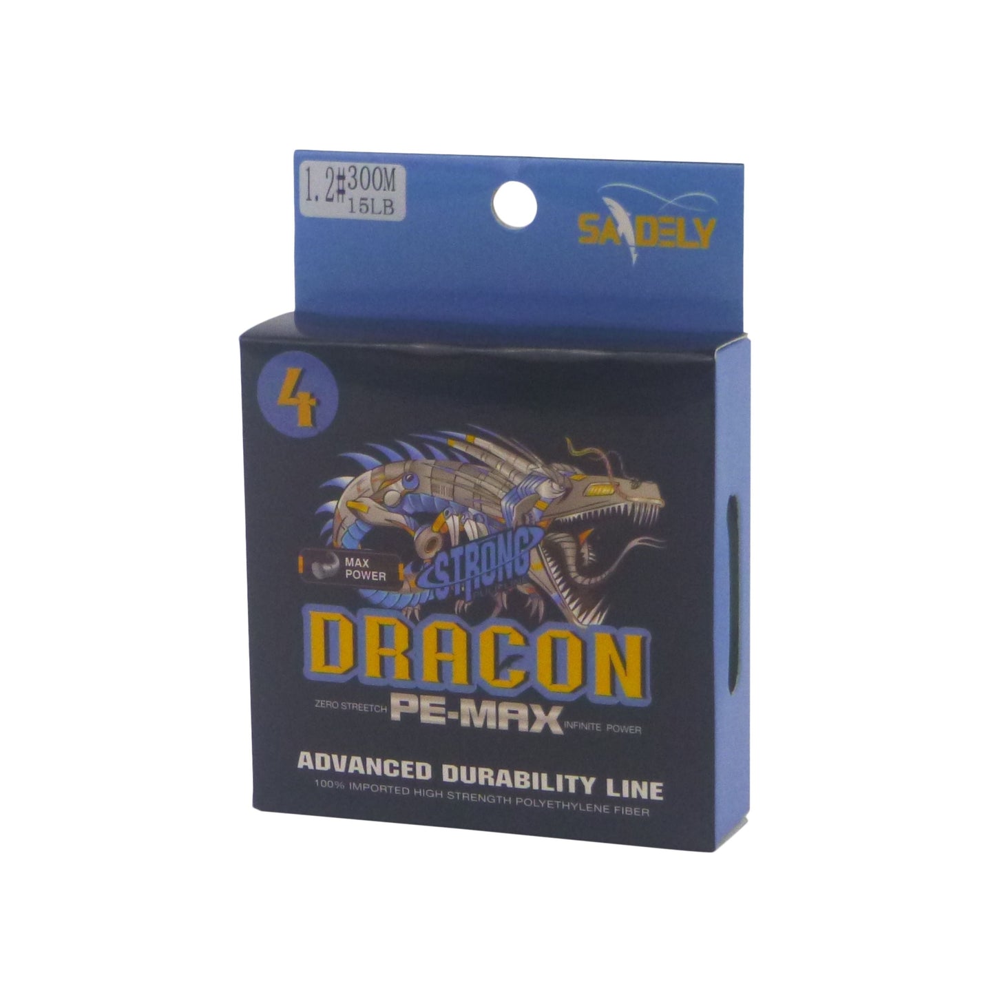 Samdely Dracon X4 Braid, Dark Green, #0.8, 10lb, 300Mtr - Image 2