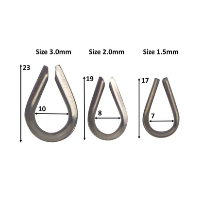 Swimerz Rigging Thimbles, 2.0mm, Qty 25 - Image 3