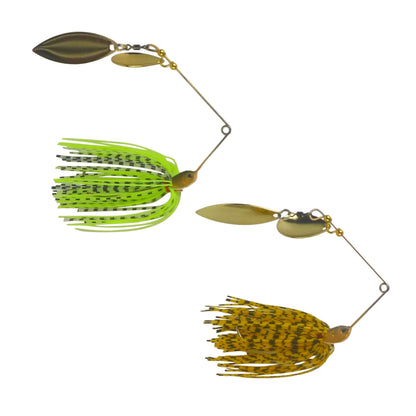 Dekoi 15gm LS18 Closed Eye Spinnerbait, Orange Stripey, Qty 2 - Image 2